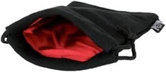 Easy Roller Dice Bag - Velvet Black w/ Red Interior (5x8)